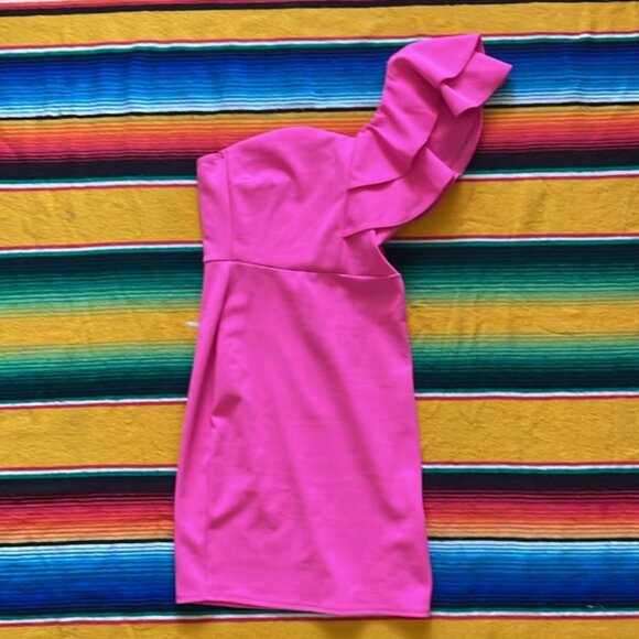 Hot Pink Dress - Picture 1 of 3